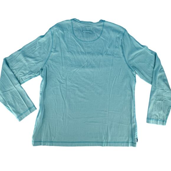 Ocean & Coast Long Sleeve Lightweight Blue Sweatshirt Size Large 100% Cotton - Picture 5 of 15